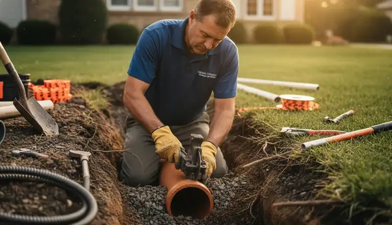 Sewer Line Repair services in Garner, 27529.
