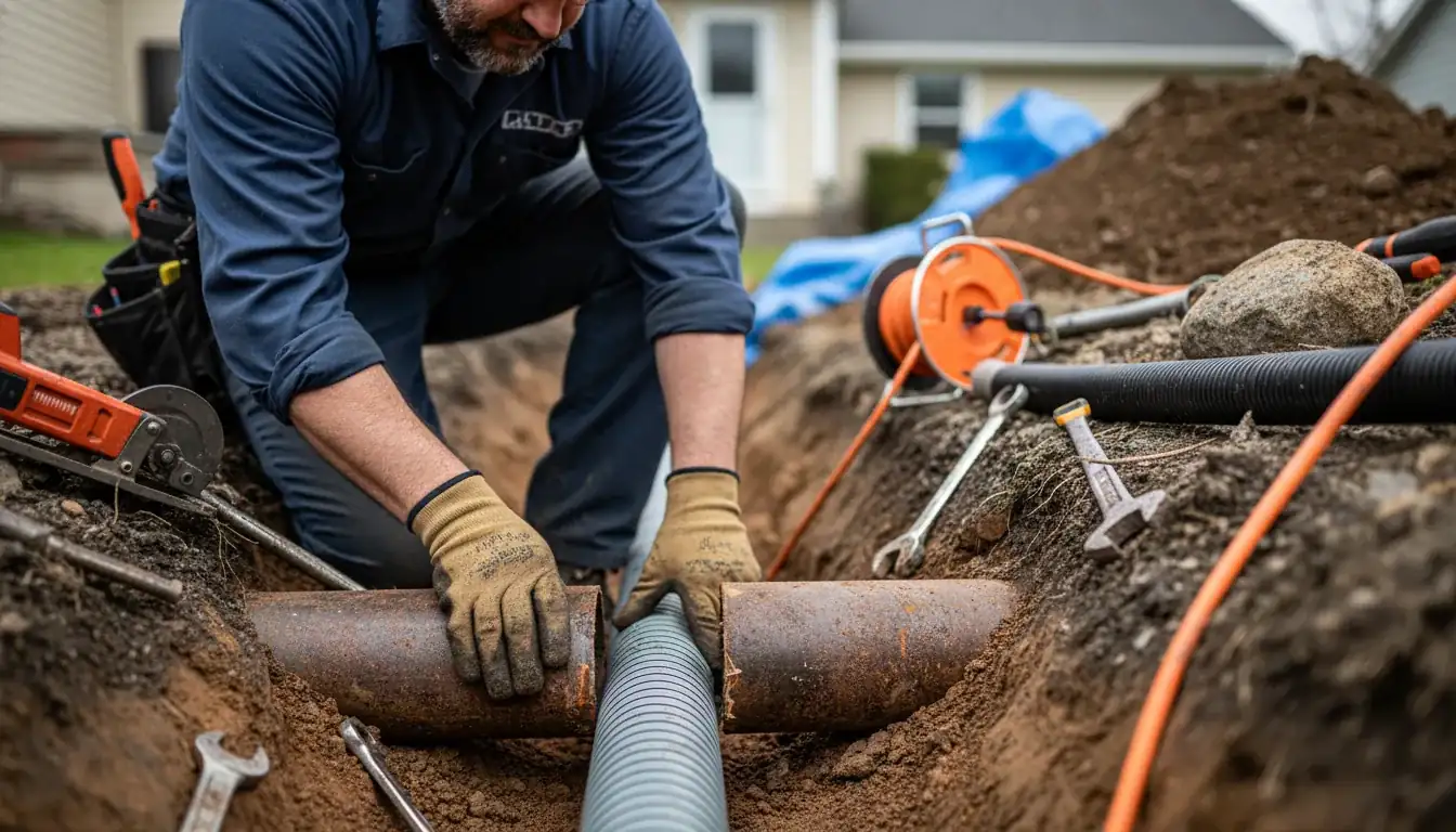 Sewer Line Repair services in Gastonia, 28052.