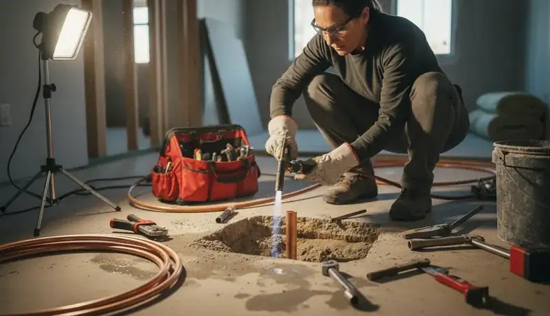 Slab Leak Repair services in Gastonia, 28055.