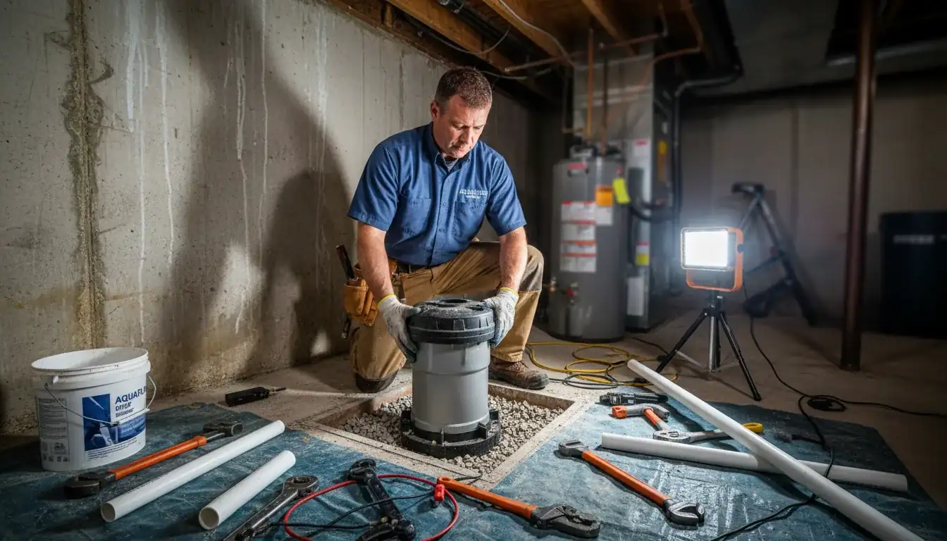 Sump Pump Installation services in Gastonia, 28055.