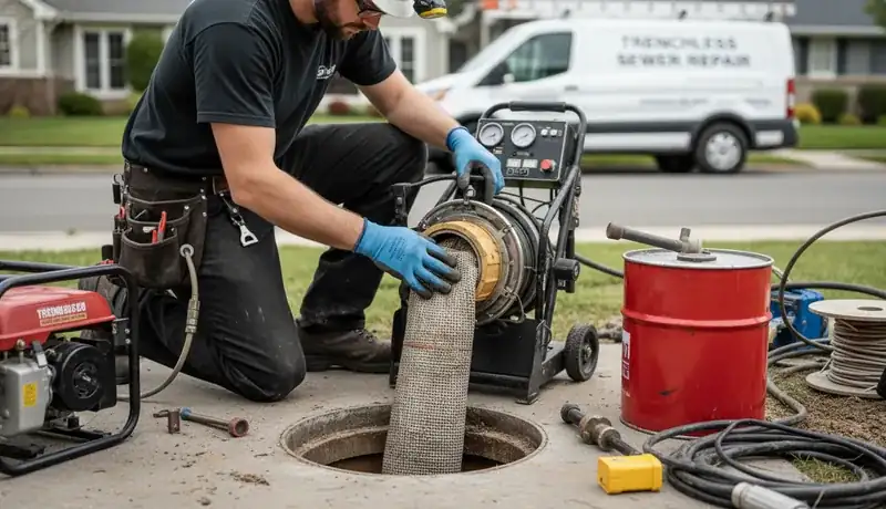 Trenchless Sewer Repair services in Gastonia, 28055.