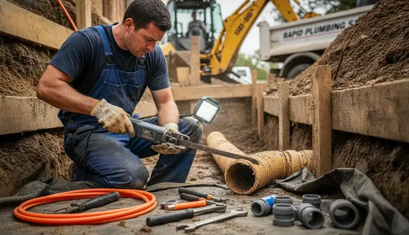 Sewer Line Repair services in Greenbrae, CA.