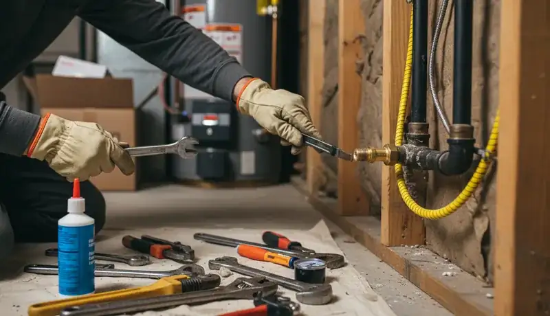 Gas Line Repair services in Grover, 28073.