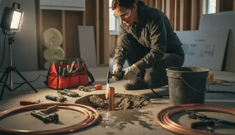 Slab Leak Repair services in Grover, 28073.