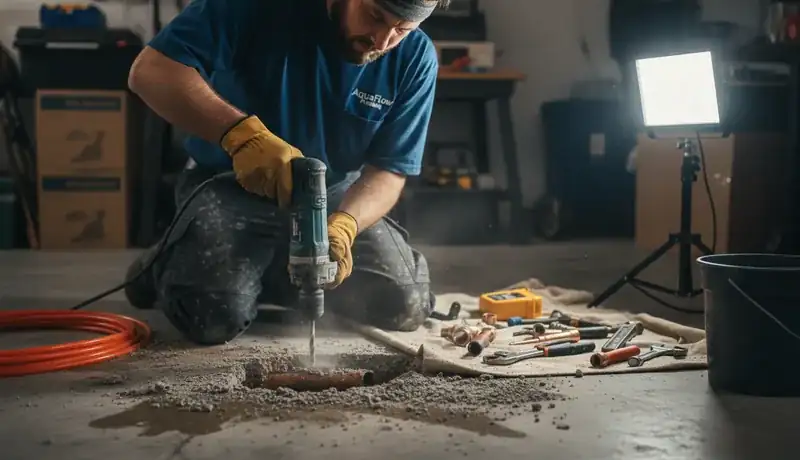 Slab Leak Repair services in Holly Springs, 27540.