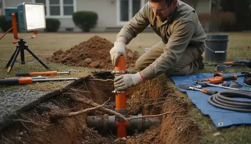Sewer Line Repair services in Hyde Park, MA.
