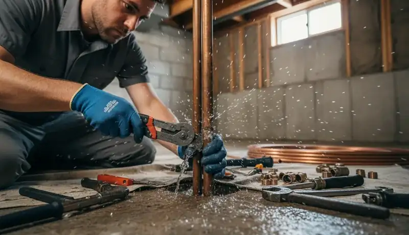 Burst Pipe Repair services in Keizer, OR.