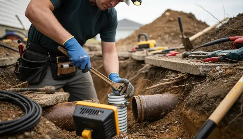 Sewer Line Repair services in Knightdale, 27545.