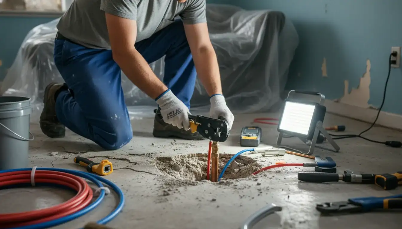 Slab Leak Repair services in Lillington, 27546.