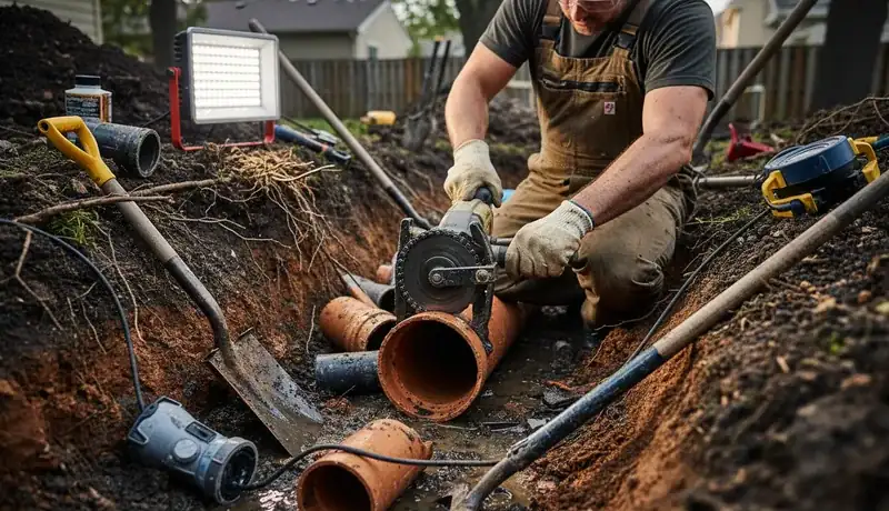 Sewer Line Repair services in Long Beach, CA.