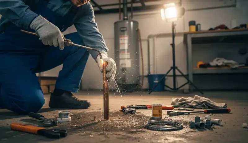 Burst Pipe Repair services in Longwood, 28452.