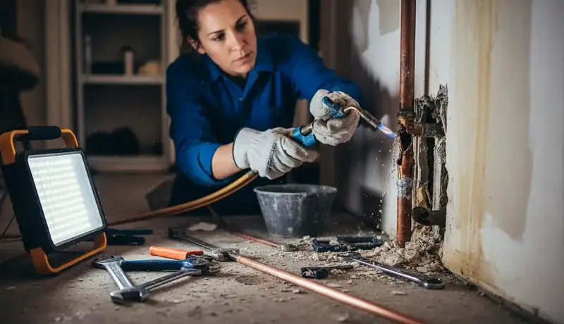 Burst Pipe Repair services in Lyons, OR.