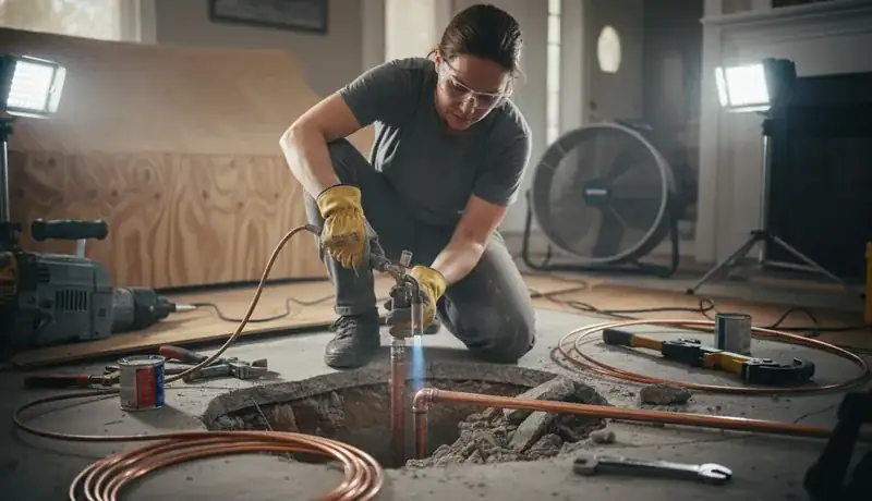 Slab Leak Repair services in McAdenville, 28101.