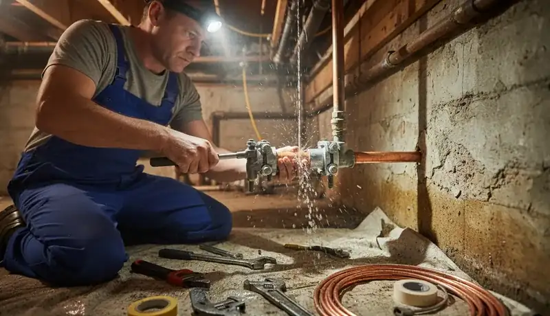 Burst Pipe Repair services in Molalla, OR.