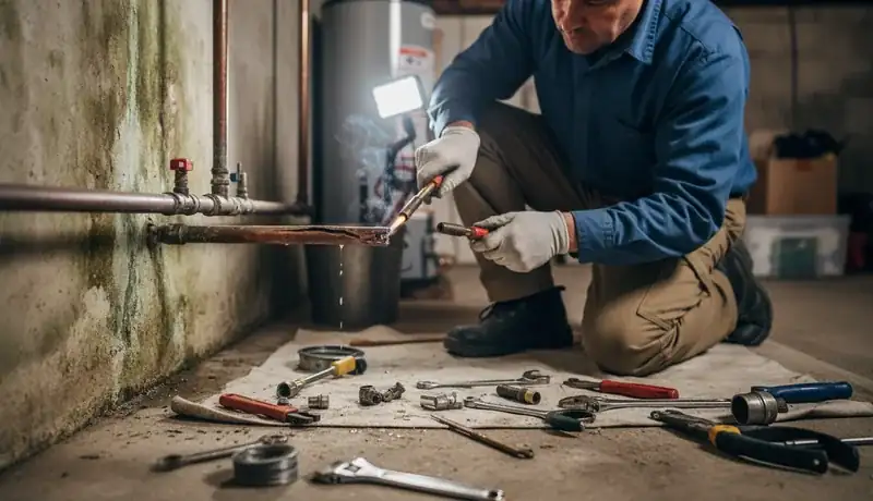 Burst Pipe Repair services in Nampa, ID.
