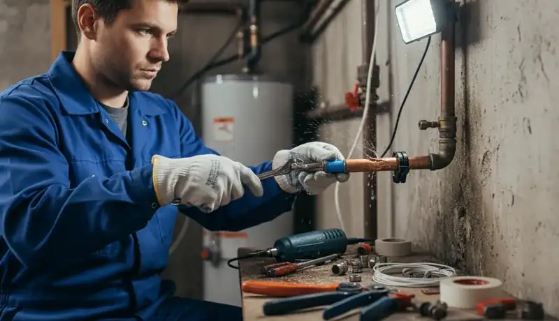 Burst Pipe Repair services in Newberg, OR.