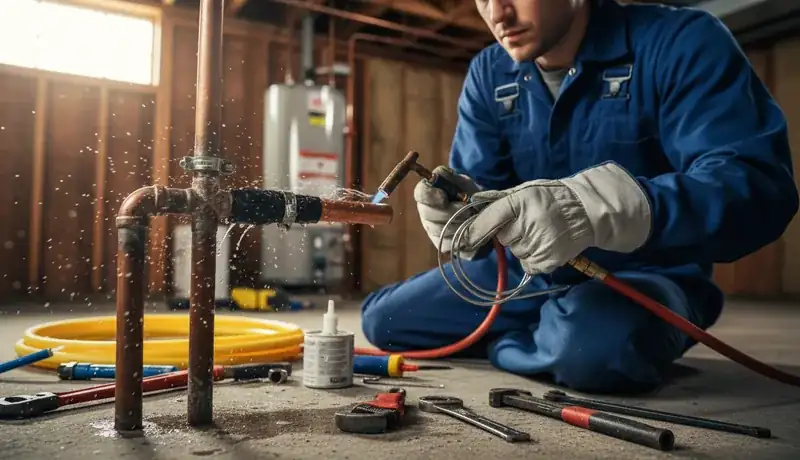 Burst Pipe Repair services in Newton Lower Falls, MA.
