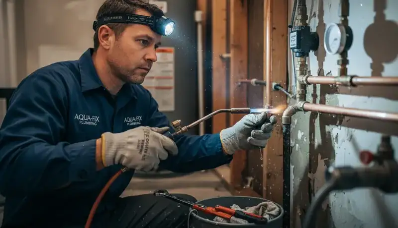 Burst Pipe Repair services in Newtonville, MA.