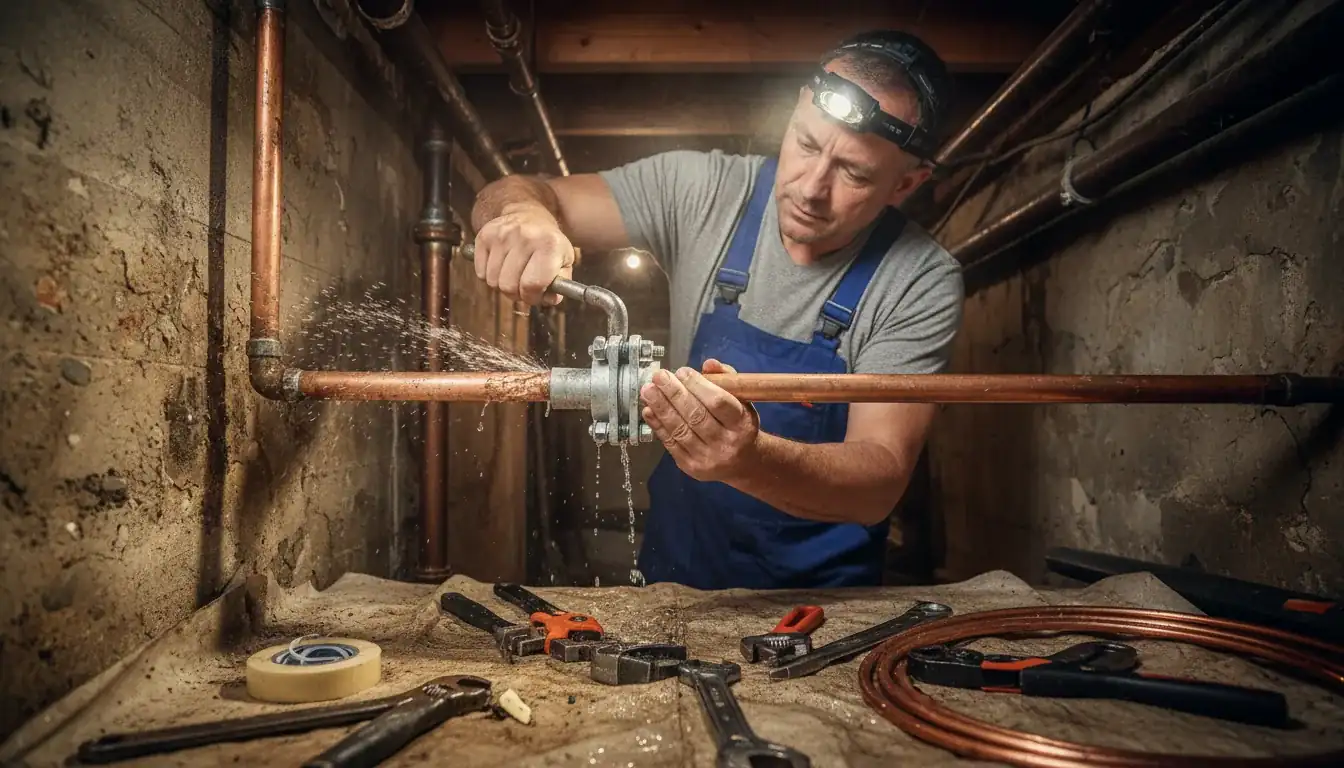 Burst Pipe Repair services in Orange, CA.