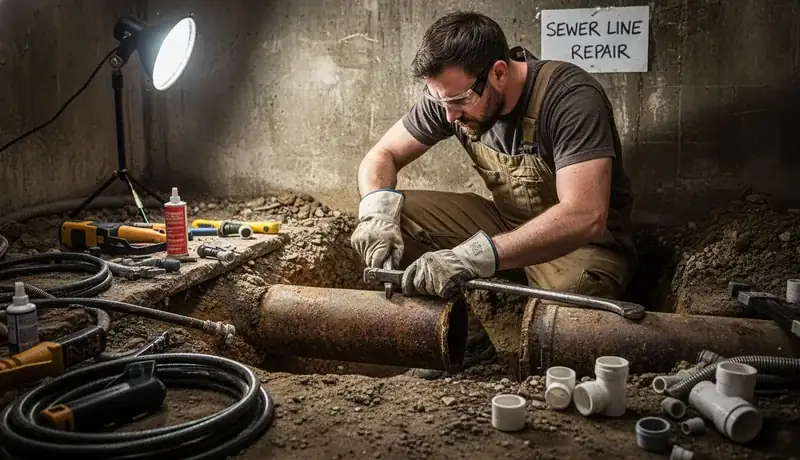 Sewer Line Repair services in Plant City, FL.