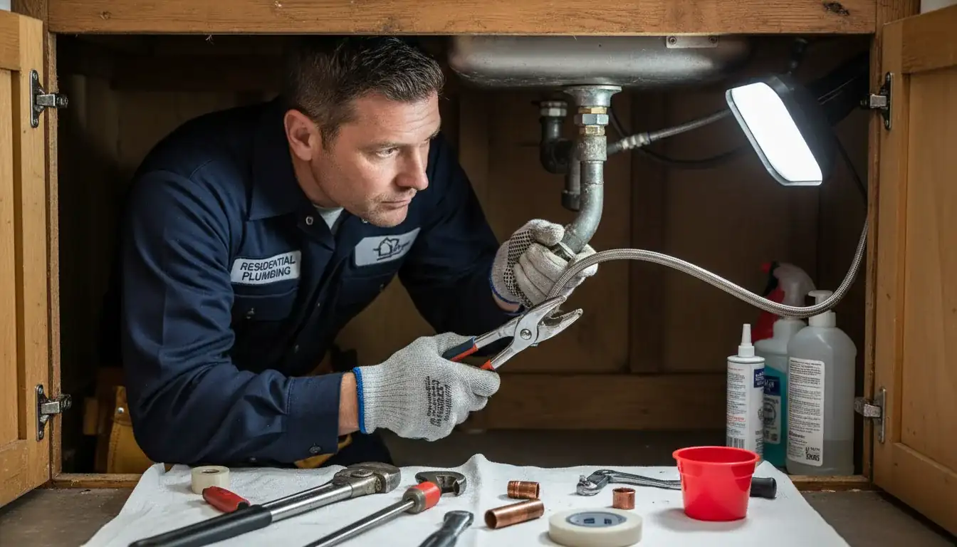 Residential Plumbing services in Raleigh, 27603.