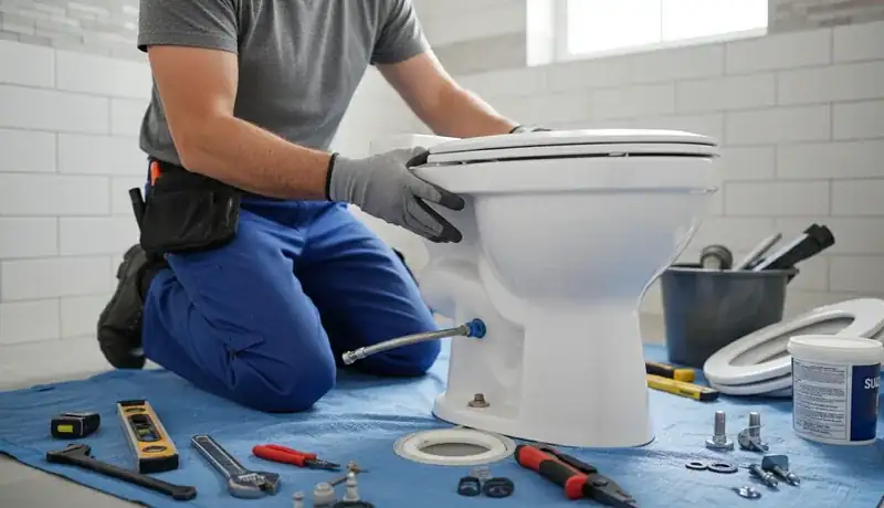 Toilet Installation services in Raleigh, 27603.