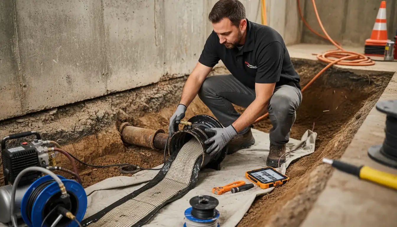 Trenchless Pipe Lining services in Raleigh, 27603.