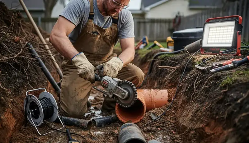 Sewer Line Repair services in Raleigh, 27604.