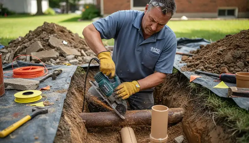 Sewer Line Replacement services in Raleigh, 27604.
