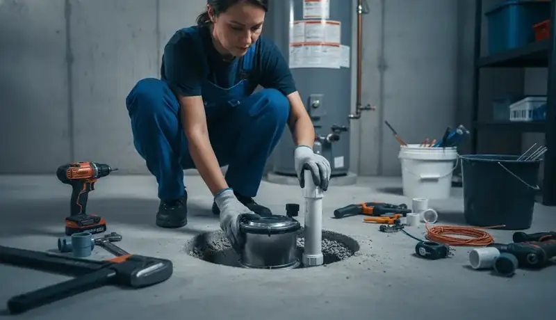 Sump Pump Installation services in Raleigh, 27604.