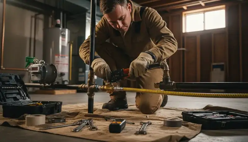 Gas Line Repair services in Raleigh, 27607.