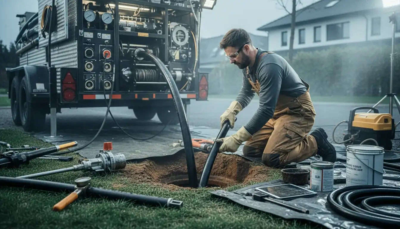Trenchless Sewer Repair services in Raleigh, 27607.