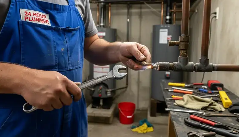 24 Hour Plumber services in Raleigh, 27608.