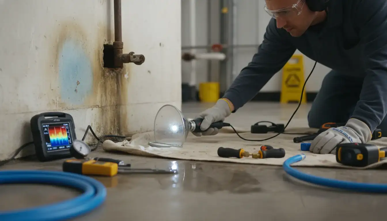 Leak Detection services in Raleigh, 27608.