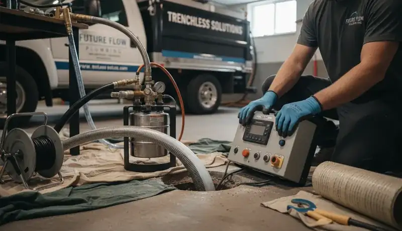 Trenchless Pipe Lining services in Raleigh, 27608.