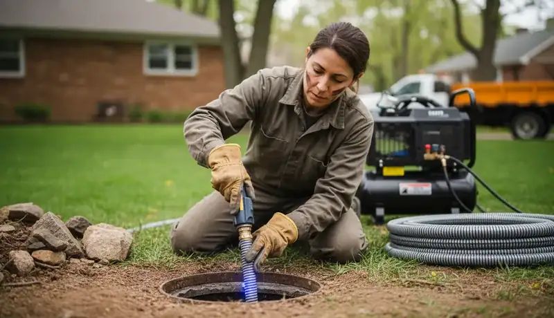 Trenchless Sewer Repair services in Raleigh, 27608.