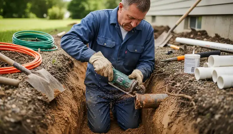 Sewer Line Repair services in Raleigh, 27610.