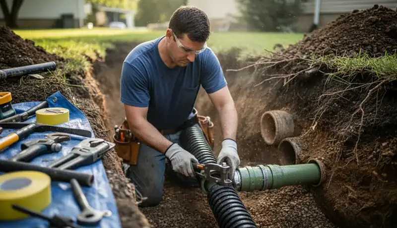 Sewer Line Replacement services in Raleigh, 27610.