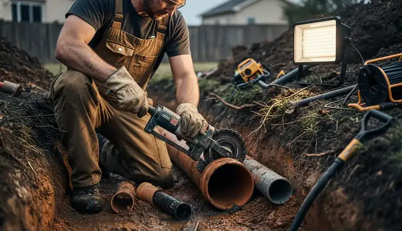 Sewer Line Repair services in Raleigh, 27612.