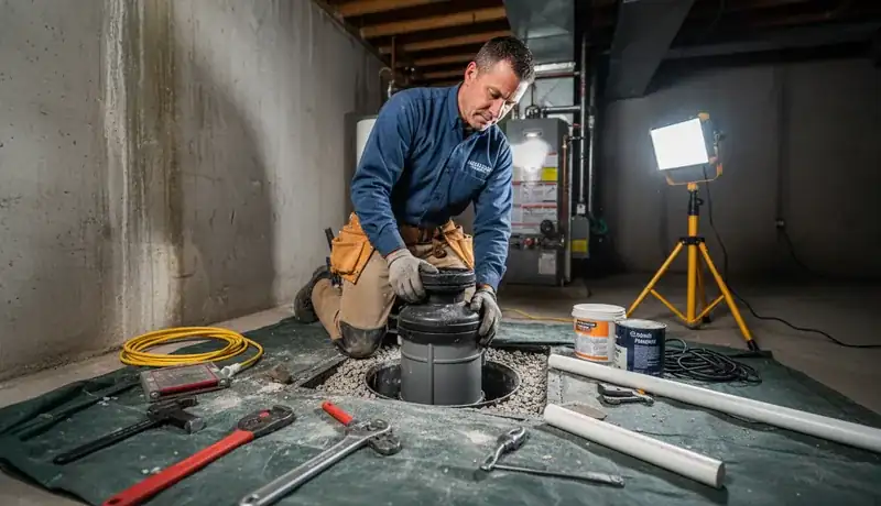 Sump Pump Installation services in Raleigh, 27612.