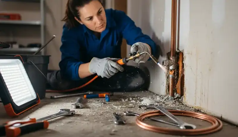 Burst Pipe Repair services in Raleigh, 27613.