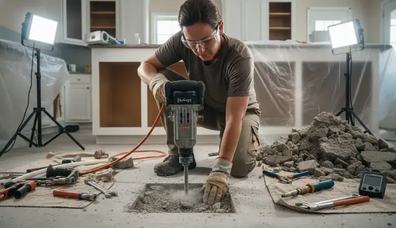 Slab Leak Repair services in Raleigh, 27613.