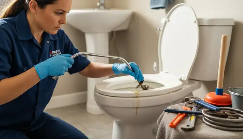Clogged Toilet Repair services in Raleigh, 27615.