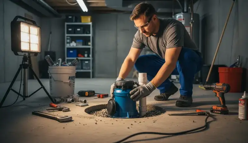 Sump Pump Installation services in Raleigh, 27615.