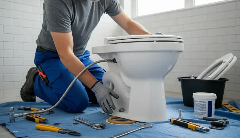 Toilet Installation services in Raleigh, 27615.