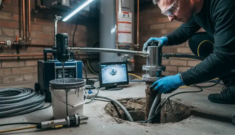 Trenchless Pipe Lining services in Raleigh, 27615.