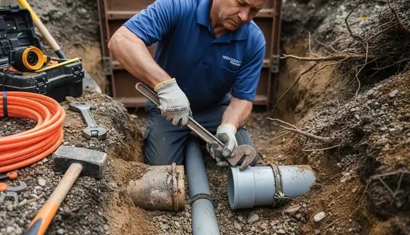 Sewer Line Repair services in Raleigh, 27617.