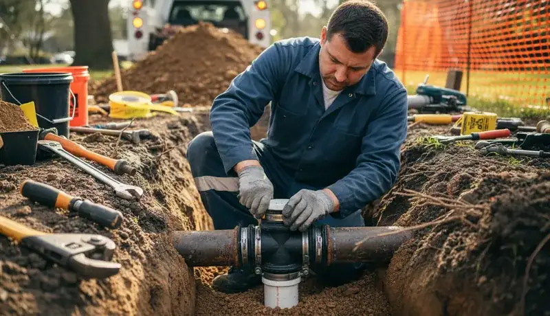 Sewer Line Repair services in Raleigh, 27619.
