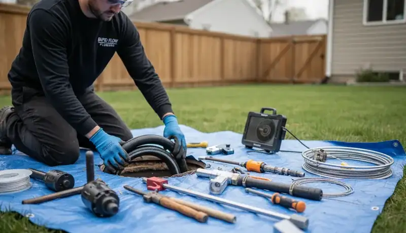 Trenchless Sewer Repair services in Raleigh, 27620.