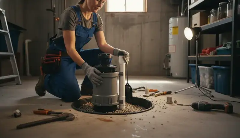 Sump Pump Installation services in Raleigh, 27622.